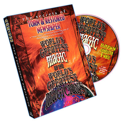 Torn And Restored Newspaper (World's Greatest Magic) - DVD