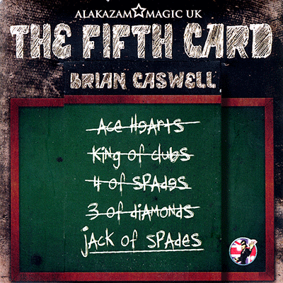 The Fifth Card (DVD and Gimmicks) by Brian Caswell & Alakazam Magic - Trick