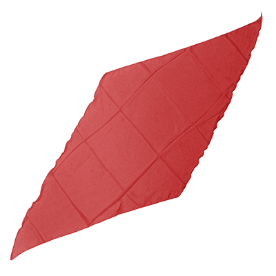 Diamond Cut Silk 36 inch (RED) by Magic by Gosh - Trick