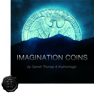 Imagination Coins UK (DVD and Gimmicks) by Garrett Thomas and Kozmomagic - DVD