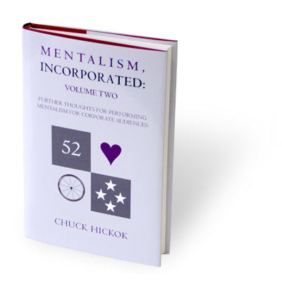 Mentalism Incorporated Volume 2 book, Chuck Hickok