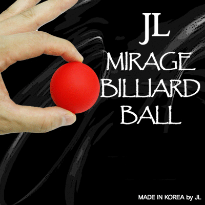 2 Inch Mirage Billiard Balls by JL (RED, single ball only) - Trick