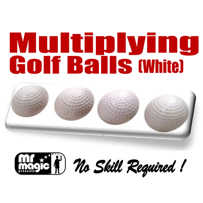 Multiplying Golf Balls (White) by Mr. Magic - Trick