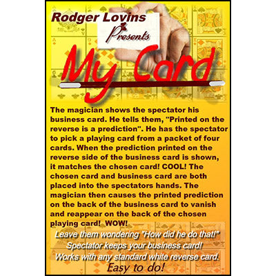 My Card by Rodger Lovins - Trick