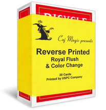 Reverse Printed Cards by Caj Magic
