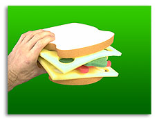 Sponge Club Sandwich (Xtr Cheese) Magic by Gosh