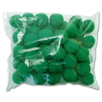 2 inch Super Soft Sponge Ball (Green) Bag of 50 from Magic by Gosh