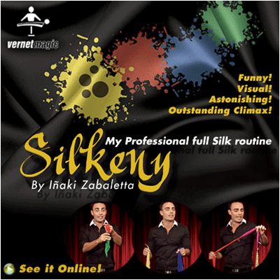 Silkeny (Props and DVD) by Vernet Magic - DVD