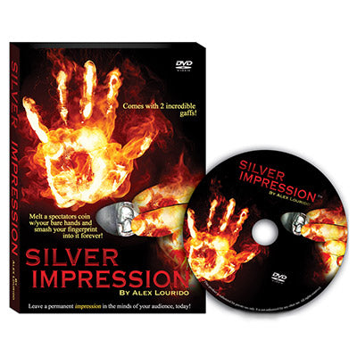 Silver Impression (US Quarter with DVD) by Alex Lourido - Trick