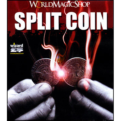 Split Coin (US Half Dollar Coin) by World Magic Shop - Trick