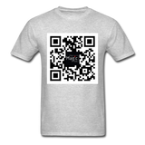 QR Code T-Shirt - heather gray