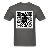 QR Code T-Shirt - charcoal