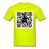 QR Code T-Shirt - safety green