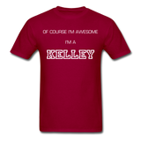 Unisex KELLEY T-Shirt - dark red