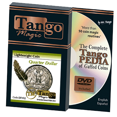 Lightweight Quarter Dollar (w/DVD)(D0132) by Tango - Trick