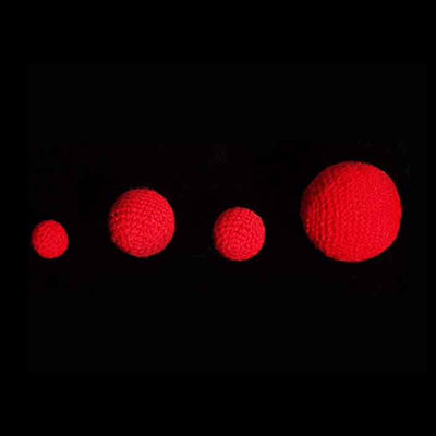 1 inch Crochet Balls (Red) by Uday - Trick