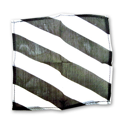Zebra Silk 9 inch black & white by Uday - Trick