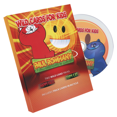 Wild Card Tricks For Kids! (DVD and gimmicks) by Paul Romhany - Trick